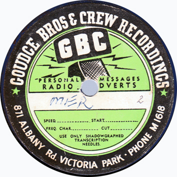 Goudge Bros & Crew Recordings